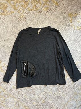 Comfy USA Charcoal Crewneck Pullover